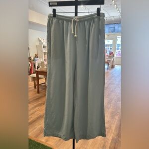 The Tiny Big Sister Women’s Light Blue Wide-Leg Pants